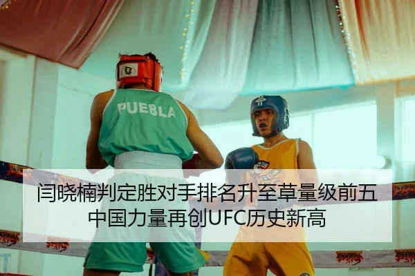 闫晓楠判定胜对手排名升至草量级前五 中国力量再创UFC历史新高